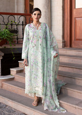 3-PC Unstitched Embroidered Lawn Bloom By Saira Shakira | CELESTIAL BREEZE 5 B